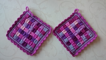 Topflappen im Webstil von ursulapetra