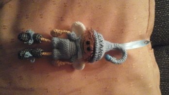 Zur Geburt für meinen Großneffen Alexander, gefertigt nach Haekelkeks.