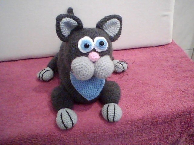 Flauschige Miezekatzen - Häkelanleitung