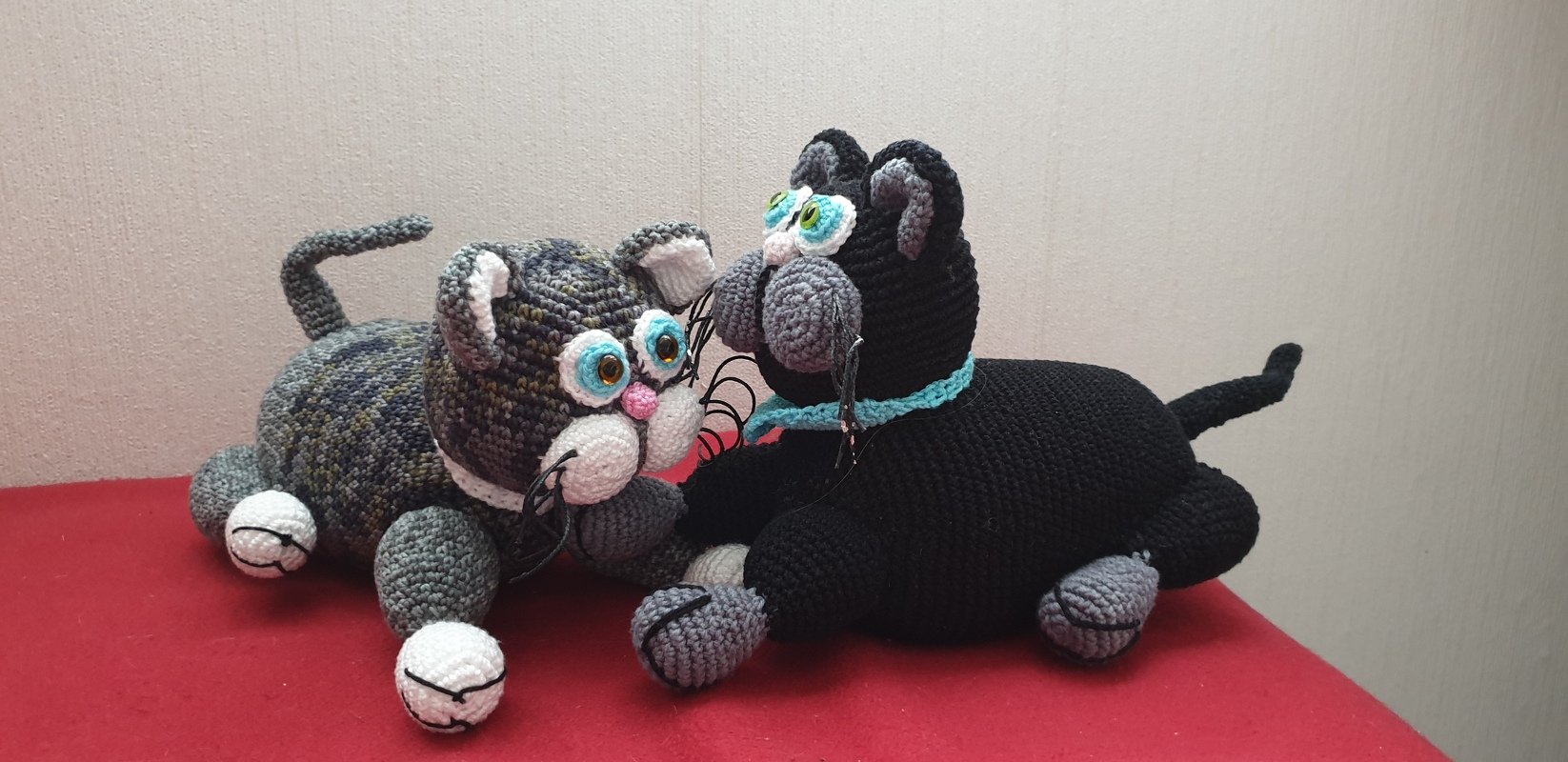 Flauschige Miezekatzen - Häkelanleitung