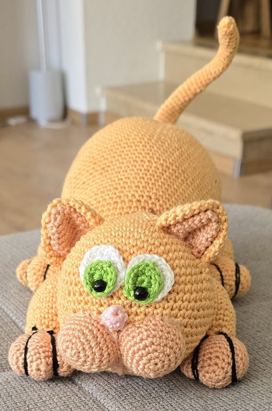 Flauschige Miezekatzen - Häkelanleitung