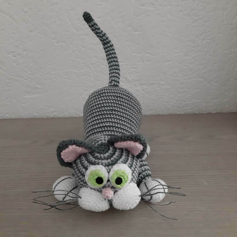 Flauschige Miezekatzen - Häkelanleitung