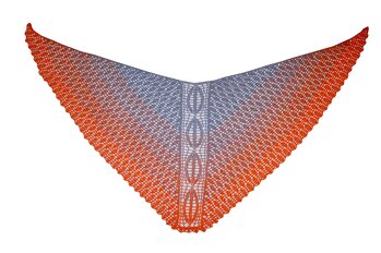 Zauberland Shawl, Variation B. Schnell und einfach gehäkelt. Durch die nach oben gebogenen Flügel bleibt das Tuch schön auf den Schulter sitzen und rutscht nicht runter.