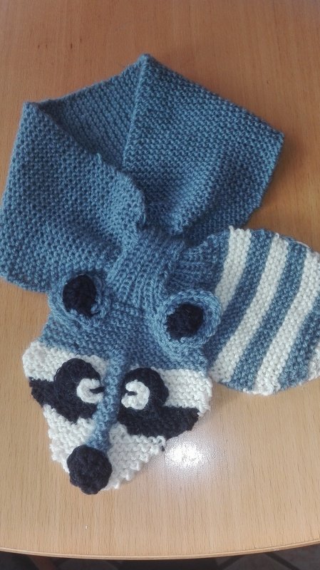 Schals mit Tiermotiven Strickanleitung Vers. 2