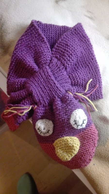 Schals mit Tiermotiven Strickanleitung Vers. 2