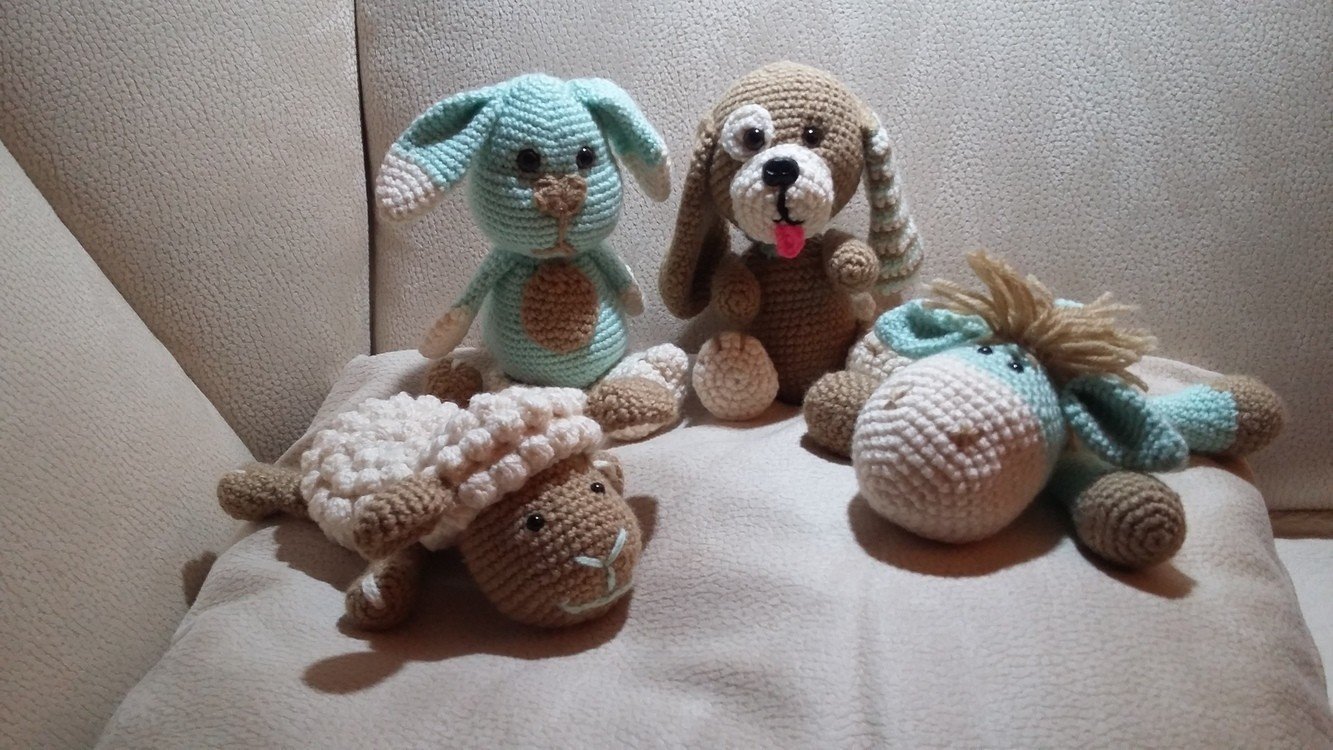 Häkelanleitung Mobile Animal Love