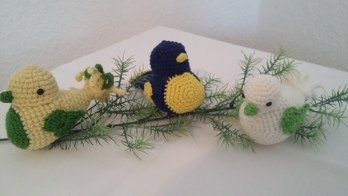 Die Anleitung ist Wunderschön.  Bin super mit den Vogeln als Mitbringsel angekommen