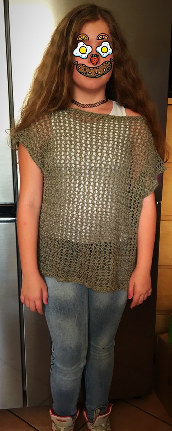 Es sollte ein Pullover werden aber meine Tochter hat nach der 