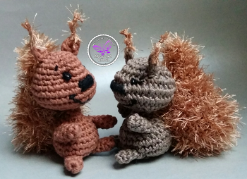 Zwei Eichhörnchen für jemand mit den Namen Eichhorn