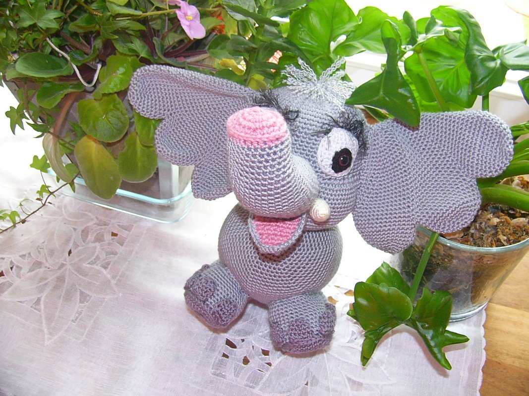 Häkelanleitung Elfi der Elefant