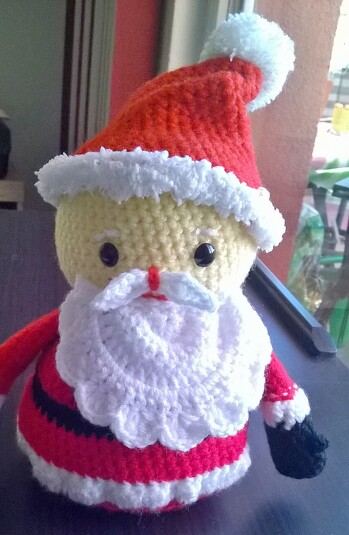 Ganz süss, der dicke Weihnachtsmanni. Die Anleitung ist sehr gut geschrieben, alles problemlos. Toll!