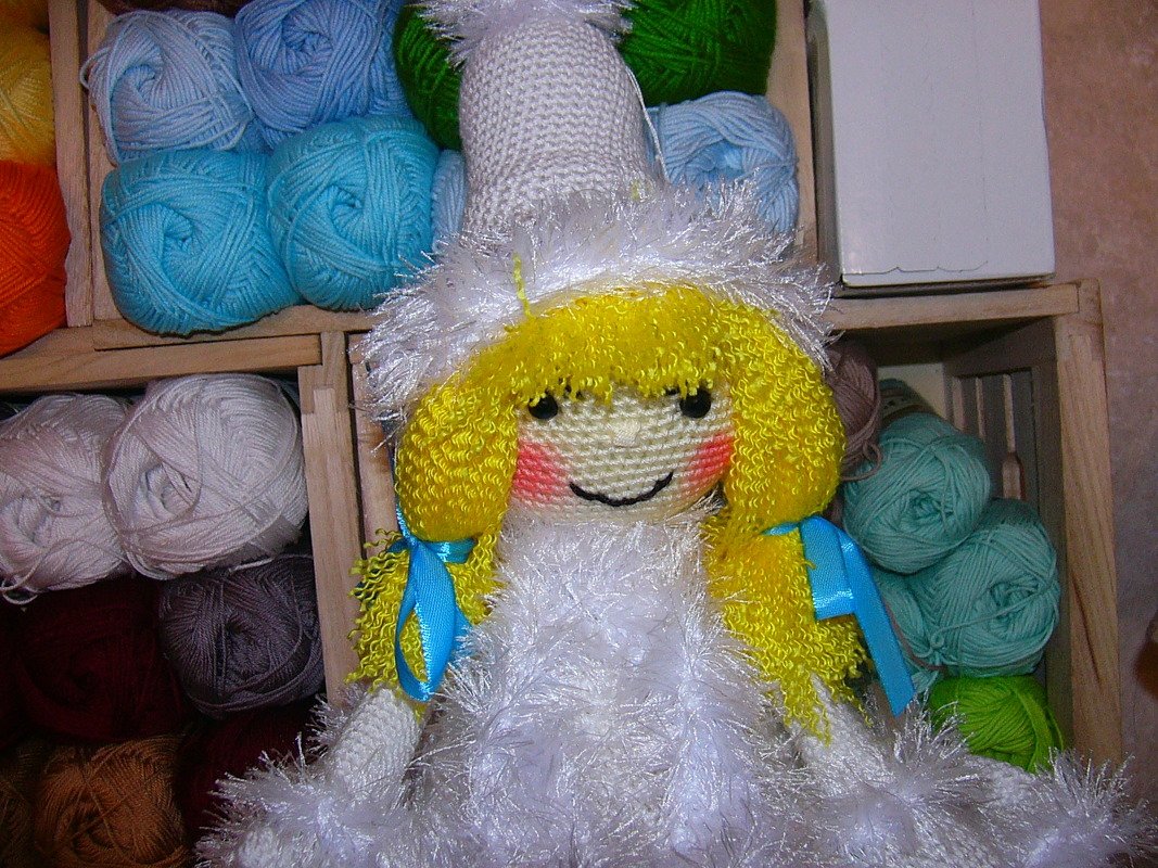 Häkelanleitung, Winterkind &quot;Martha&quot; Deko! Kantenhocker!