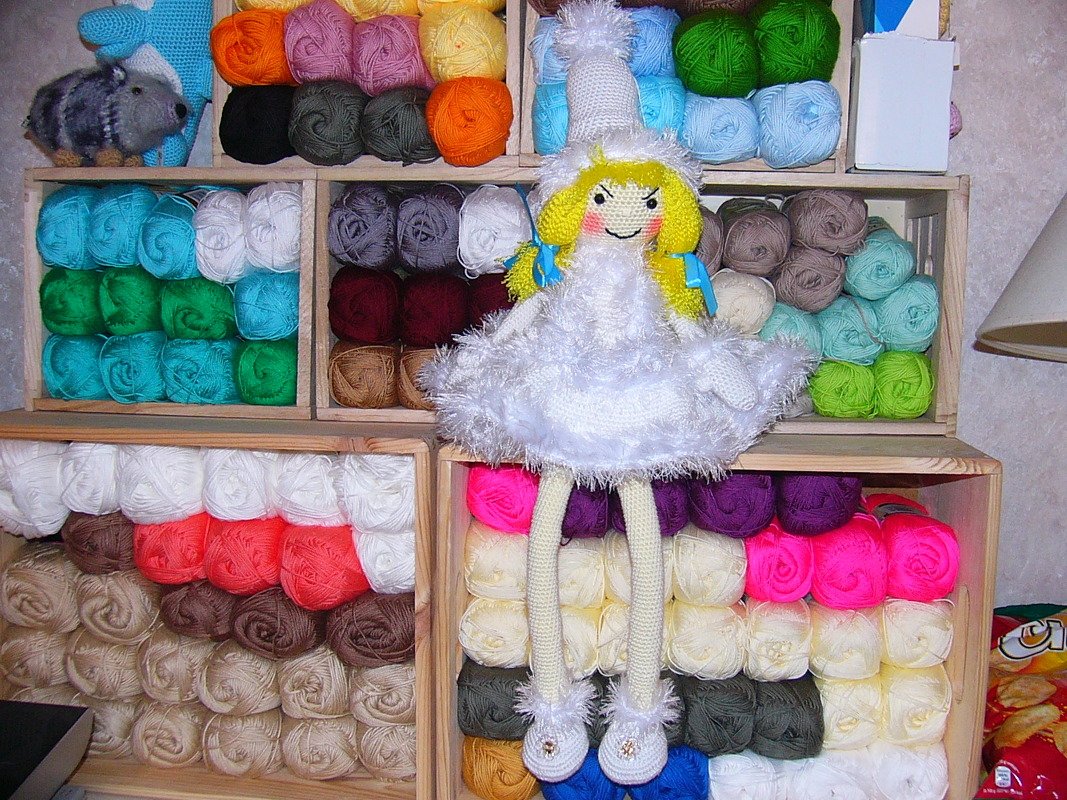 Häkelanleitung, Winterkind &quot;Martha&quot; Deko! Kantenhocker!