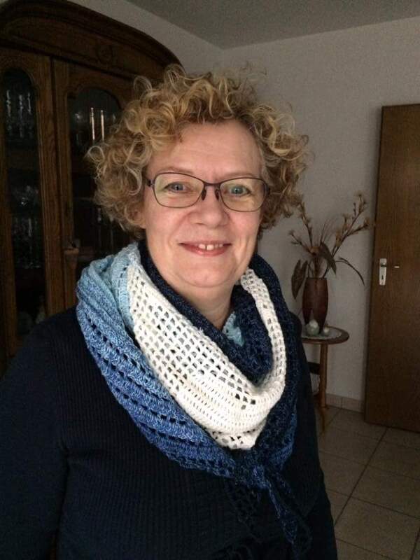 Häkeln / Dreieckstuch "Romantica"