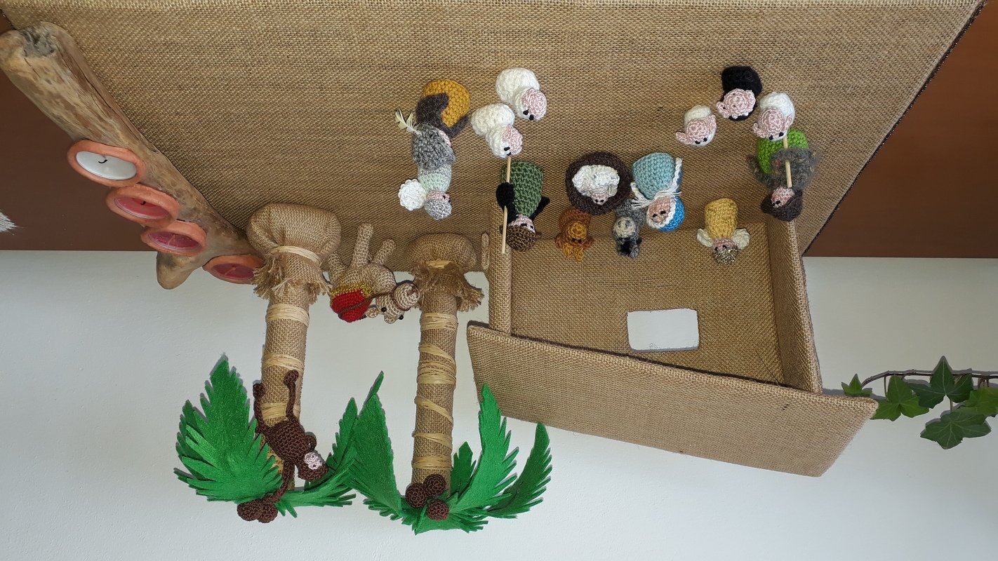 Häkelanleitung Mini Weihnachtskrippe Set mit 11 Figuren