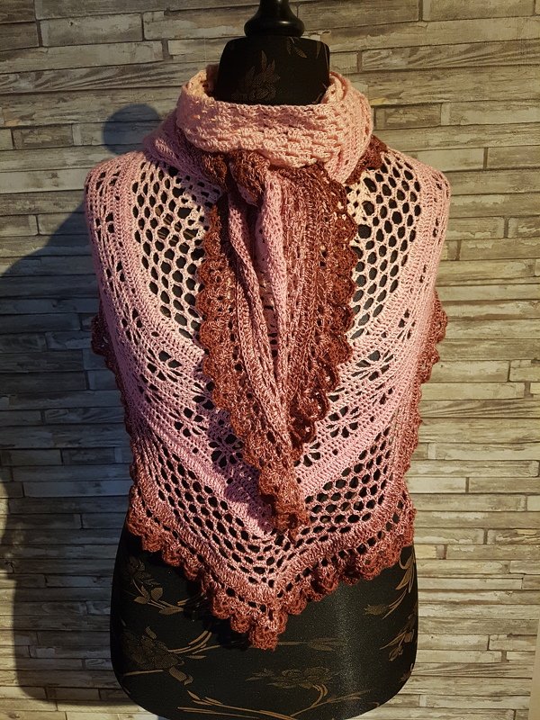 Häkelanleitung Tuch // Dreieckstuch  Prairie