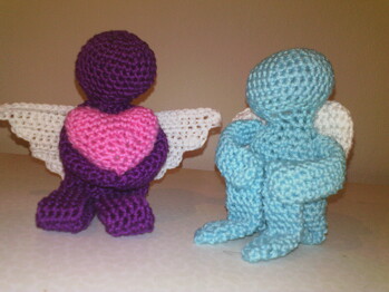 Schutzengel von Haekelkeks. Super Anfängergeeignet. Tolles Geschenk für viele Anlässe.