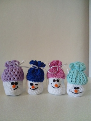 Weihnachtssäckchen zum befüllen. Super süß. Tolle Anleitung.