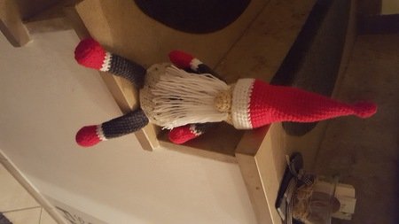 Wichtel Xxl Treppenhocker Kantenhocker Türstopper Nikolaus Weihnachtsdeko Häkelanleitung