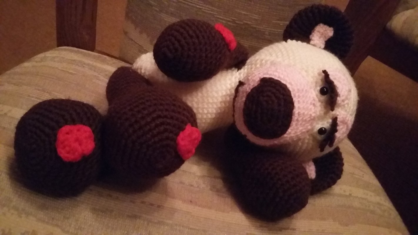 von Herzen - ein Bärli zum Häkeln