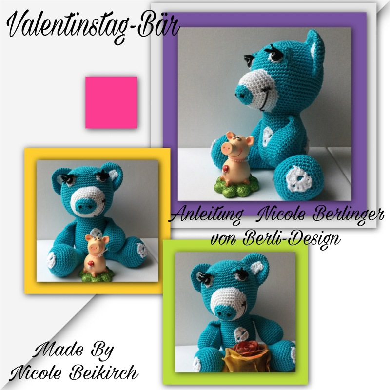 von Herzen - ein Bärli zum Häkeln