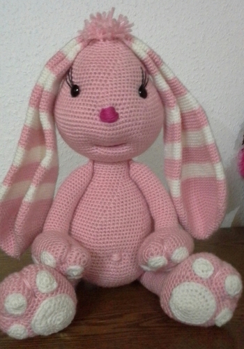 Super Anleitung,  es hat viel Spaß gemacht,
den Hasen zu häkeln.