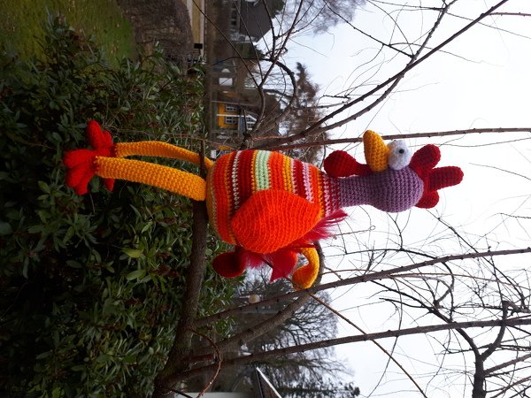 XL Gockel GLUPSCHI Kantenhocker Hühner Hahn Ostern Frühlingsdeko