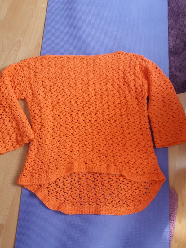 - MILA -  Sommerpullover häkeln in 16 Größen,  Shirt, Pullover, Häkelpulli