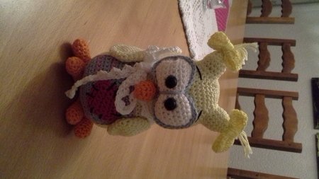 Eulen Mama und Babys - Häkelanleitung von Diana´s kleiner Häkelshop