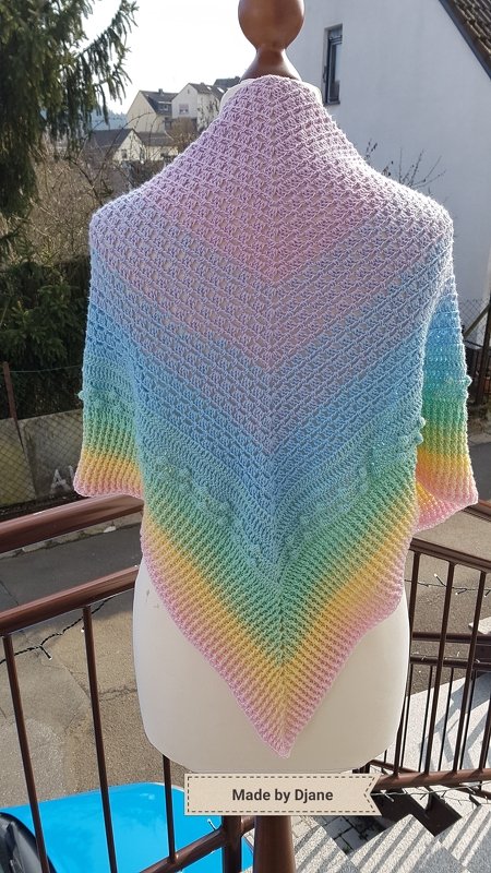 Häkelanleitung Tuch Chloe - Dreiecktuch