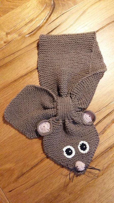 Schals mit Tiermotiven Strickanleitung Vers. 1