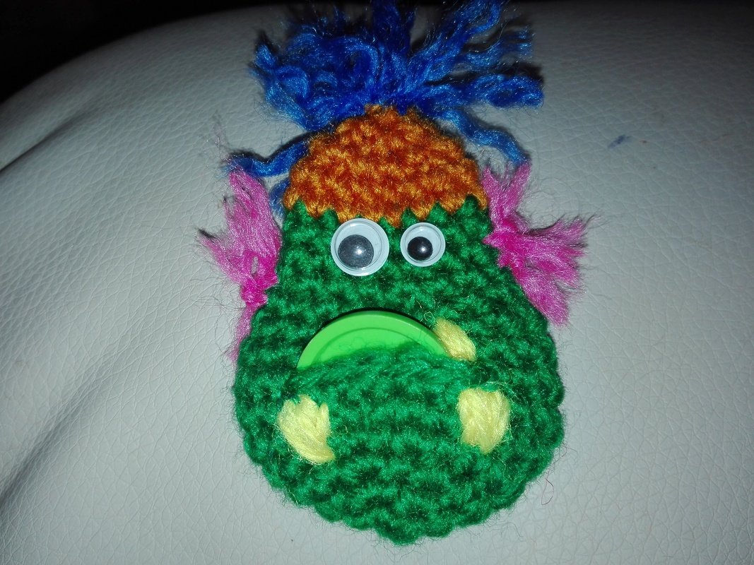 Häkelanleitung - Einkaufschip Monsterchen