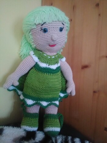 Die Kleidung Anleitung hat ein paar Fehler . Super toll zum häkeln.