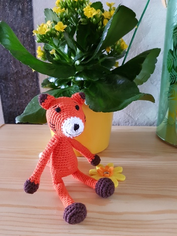 Es hat riesigen Spaß gemacht, den Fuchs Banjo zu häkeln und er ist noch niedlicher als auf dem Foto zu sehen