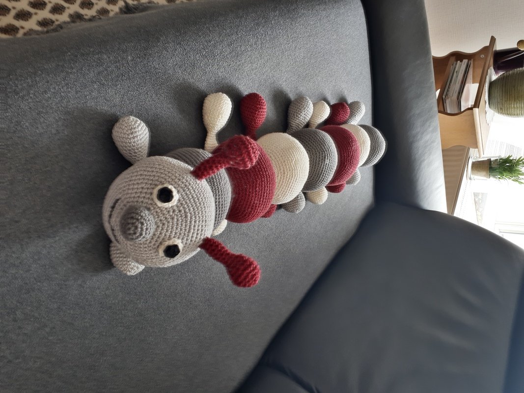 Häkeln / "Funny" die Raupe