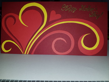 Ist super einfach zu basteln nur der spruch ist abgeändert zum Muttertag