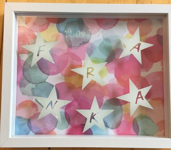 Mein Plotter und ich werden langsam Freunde ;)
Die Sterne sind nachtleuchtend und meine 2.Kleinste ist hellauf begeistert 