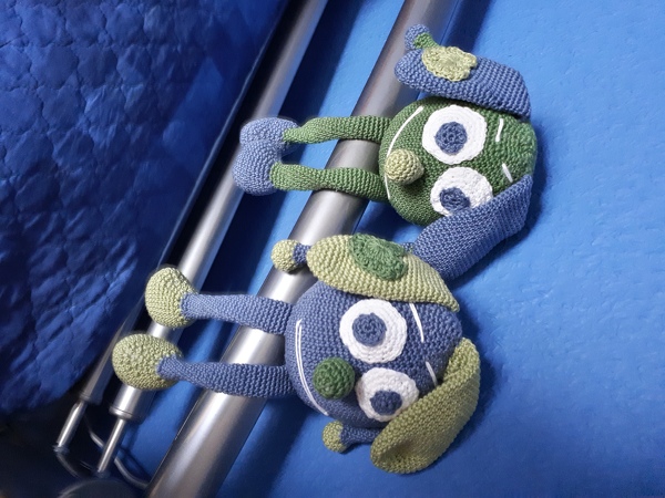 Häkeln / Anleitung Kantenhocker Crazy-Pat in Love