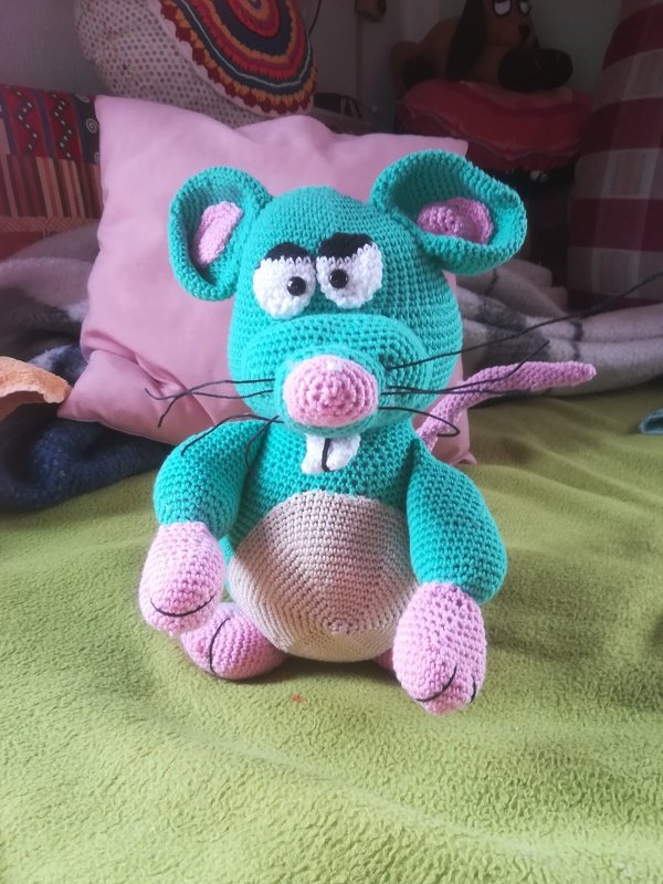 Wollmäuse - Häkelanleitung von Diana´s kleiner Häkelshop