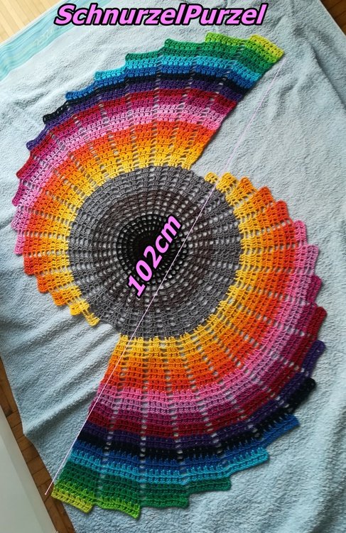 Crochet pattern Fächer