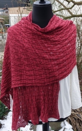 Heart Desire, mit 200g a 600m Lace gestrickt