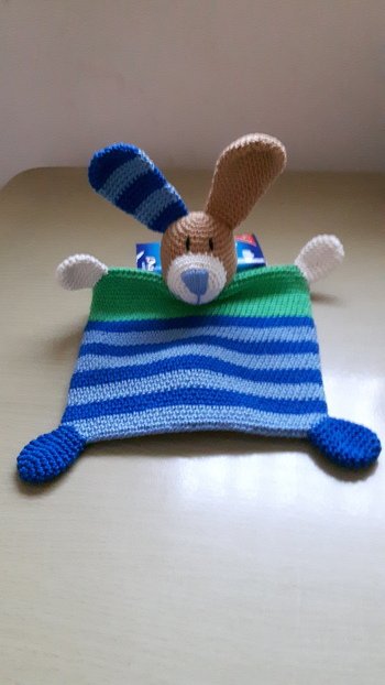 ein wirklich süßes Schmusetuch und leicht erklärt und nachzumachen