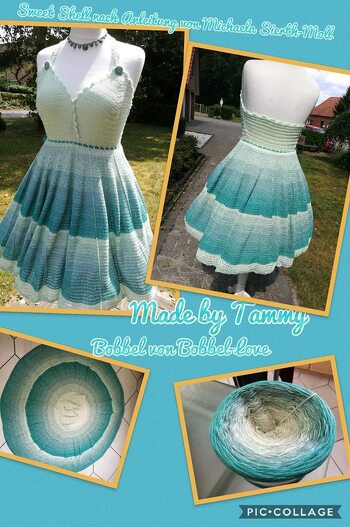 Baukasten Kleid Sweet Shell...hat irre Spaß gemaccht...Anleitung findet Ihr hier von Michaela Sierth Moll