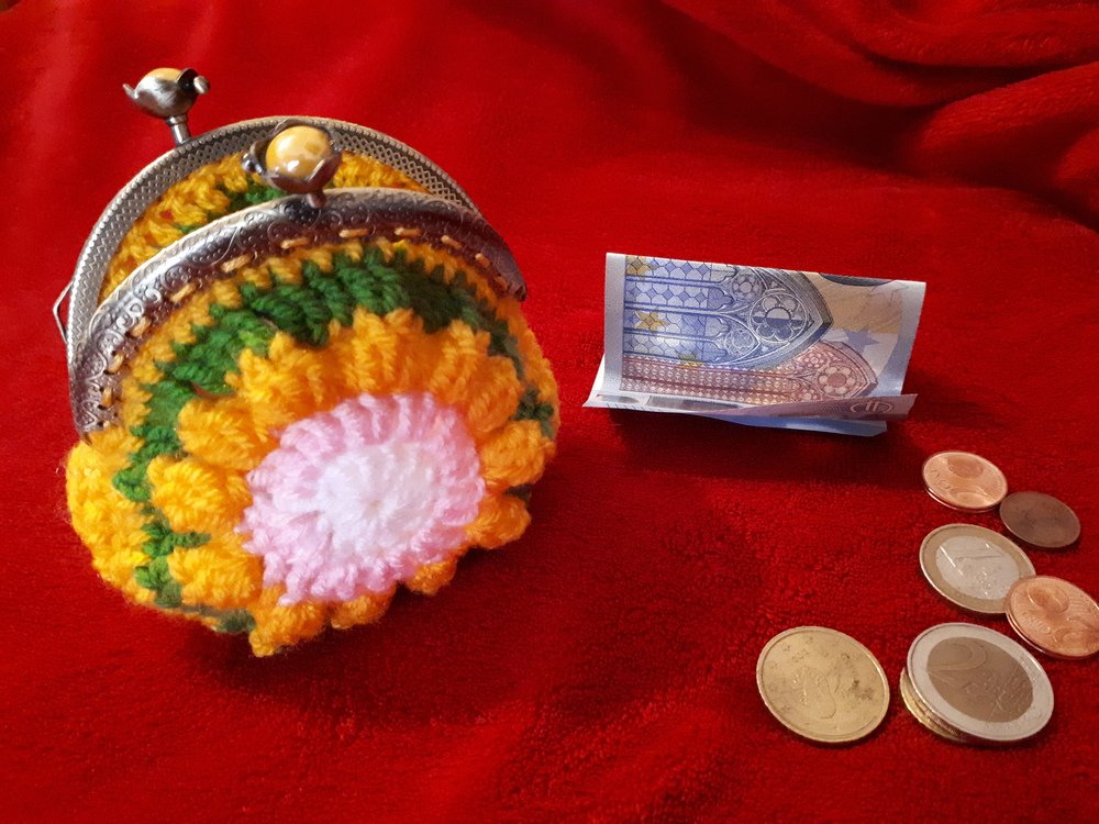 2 Geldbörsen Geldbeutel im Mandala Look nicht nur für kleine Mädchen Resteverwertung