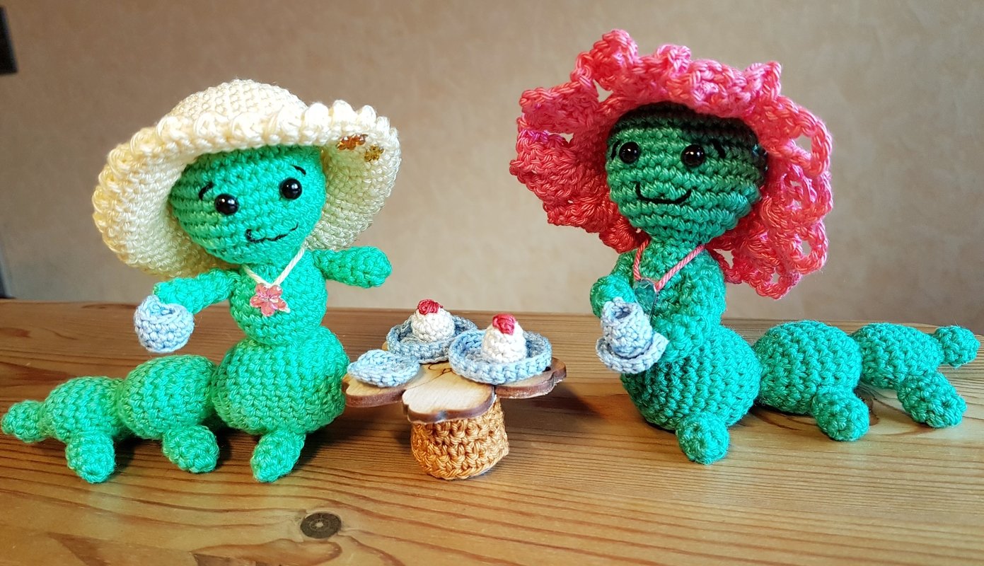 Häkelanleitung kleine Raupen