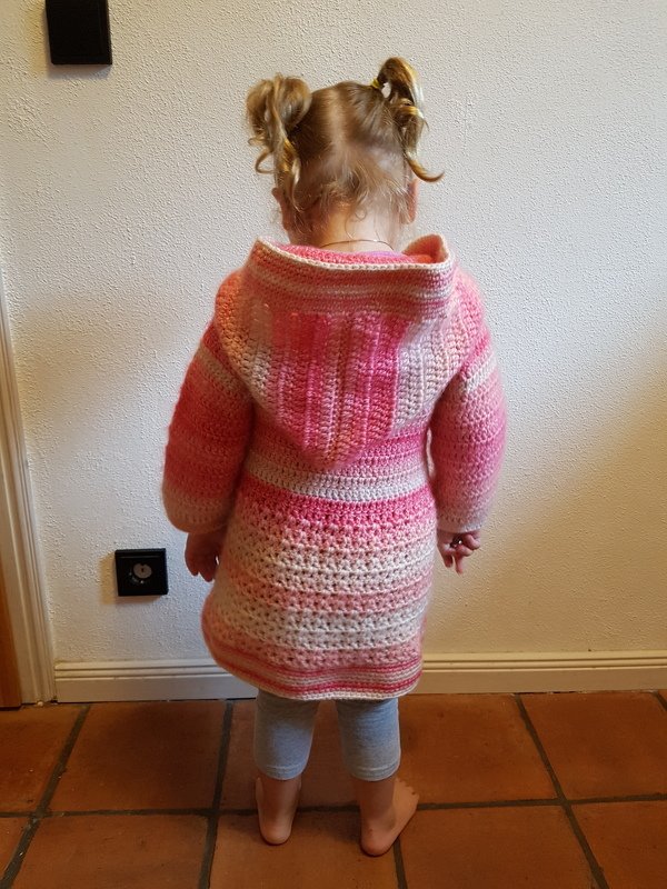- MATILDA - Basic-Mantel, alle Größen häkeln, Häkelmantel mit Kapuze, RVO Raglan von oben