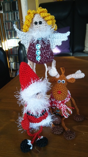 Super hat es geklappt..ein Grund Körper..4 Figuren...von Martina Eckl..Arbeit und Bild meins