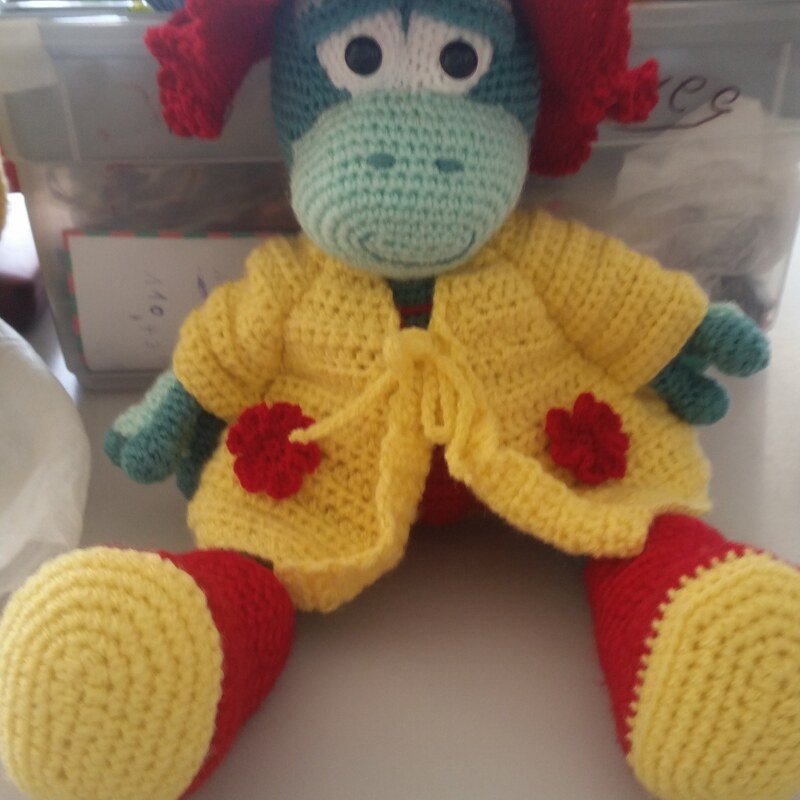 Gratis Häkelanleitung Wetterfroschdame Emelie