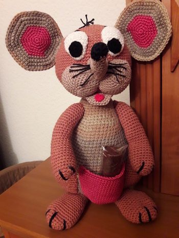 Lola , die Maus  von Häkelmaus . Hat Spaß gemacht . Tolle Anleitung.
