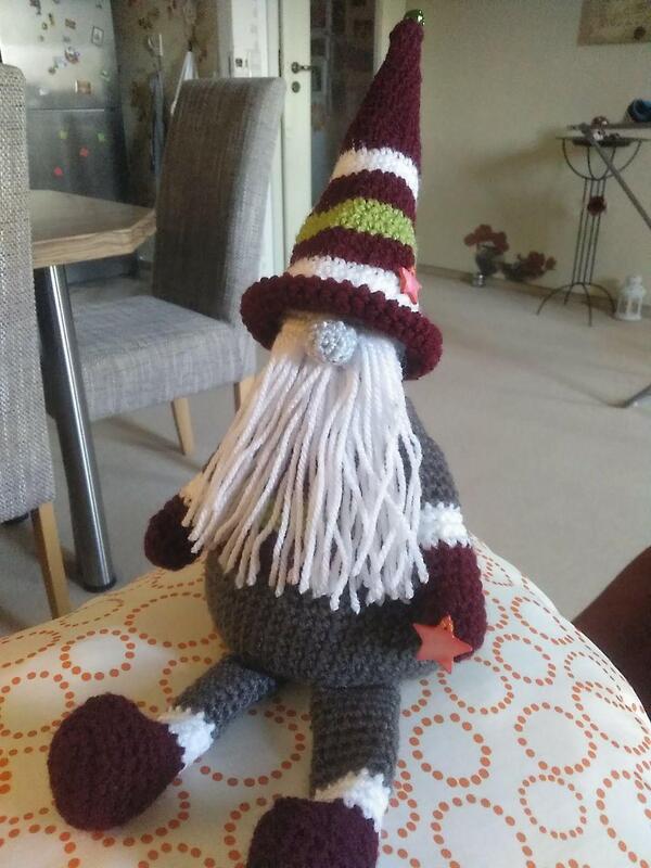 Wichtel Xxl Treppenhocker Kantenhocker Türstopper Nikolaus Weihnachtsdeko Häkelanleitung